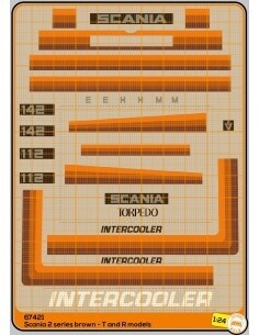 Scania R-T 142 M-H-E brown - M67421