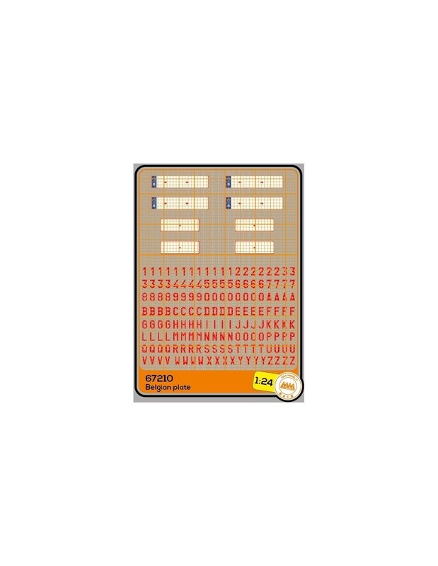 Belgium plates - M67210