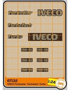 Iveco Turbostar, Turbotech, Turbo - front logo lettering - M67132