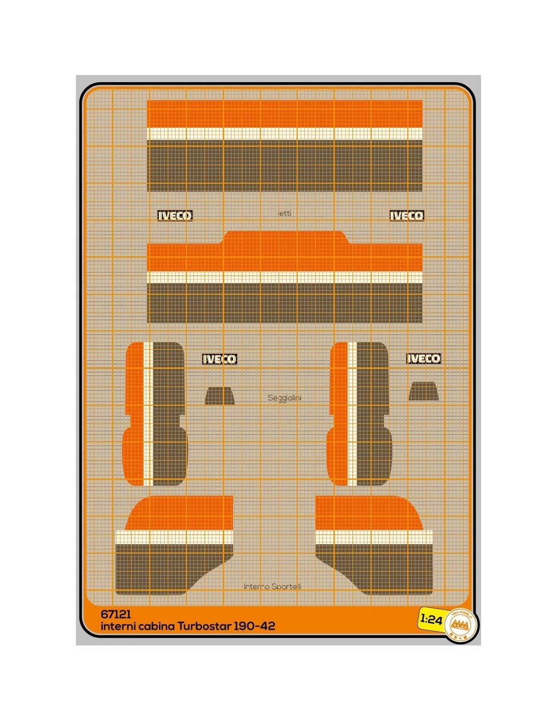 Iveco Turbostar 190-42 - cab interior decoration - M67121