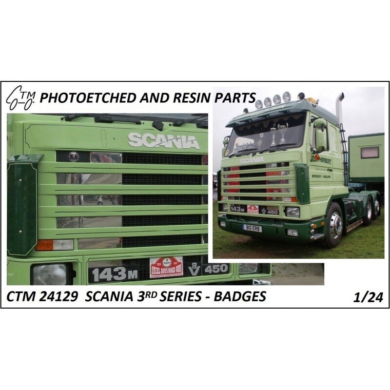 CTM 24129 SCANIA 3RD SERIES BADGES