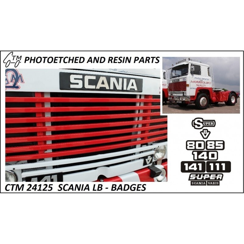 CTM 24125 SCANIA LB BADGES