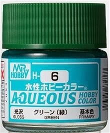 H-006 Aqueous hobby colors 10ml green