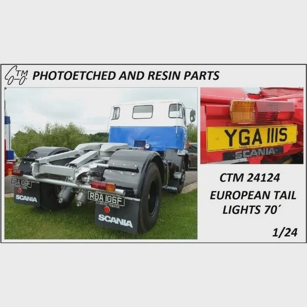 CTM 24124 70&#39;S EUROPEAN TAIL LIGHTS