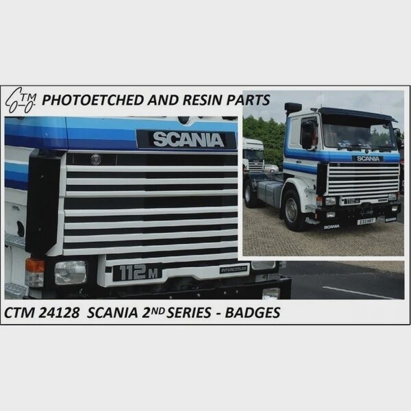 CTM 24128 SCANIA 2ND SERIES BADGES