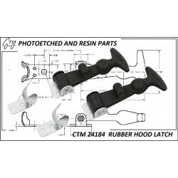 CTM 24184 RUBBER HOOD LATCH