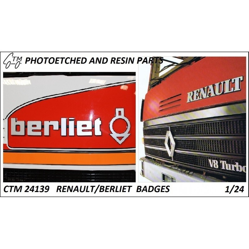 CTM 24139 RENAULT R/ BERLIET BADGES