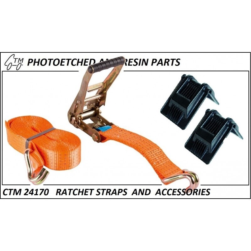CTM 24170/A RATCHET STRAPS (ORANGE)