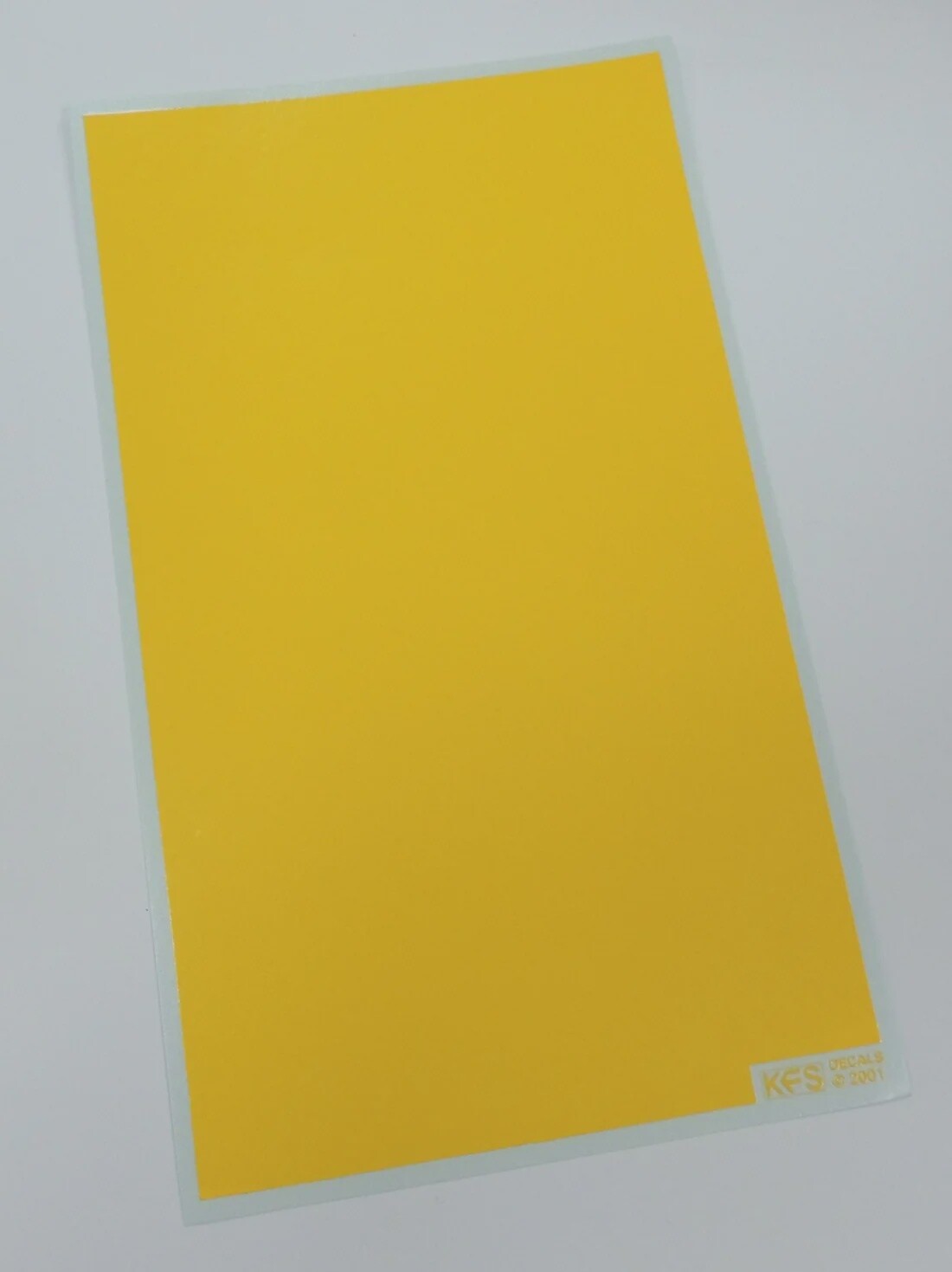 Solid Colour Decals yellow