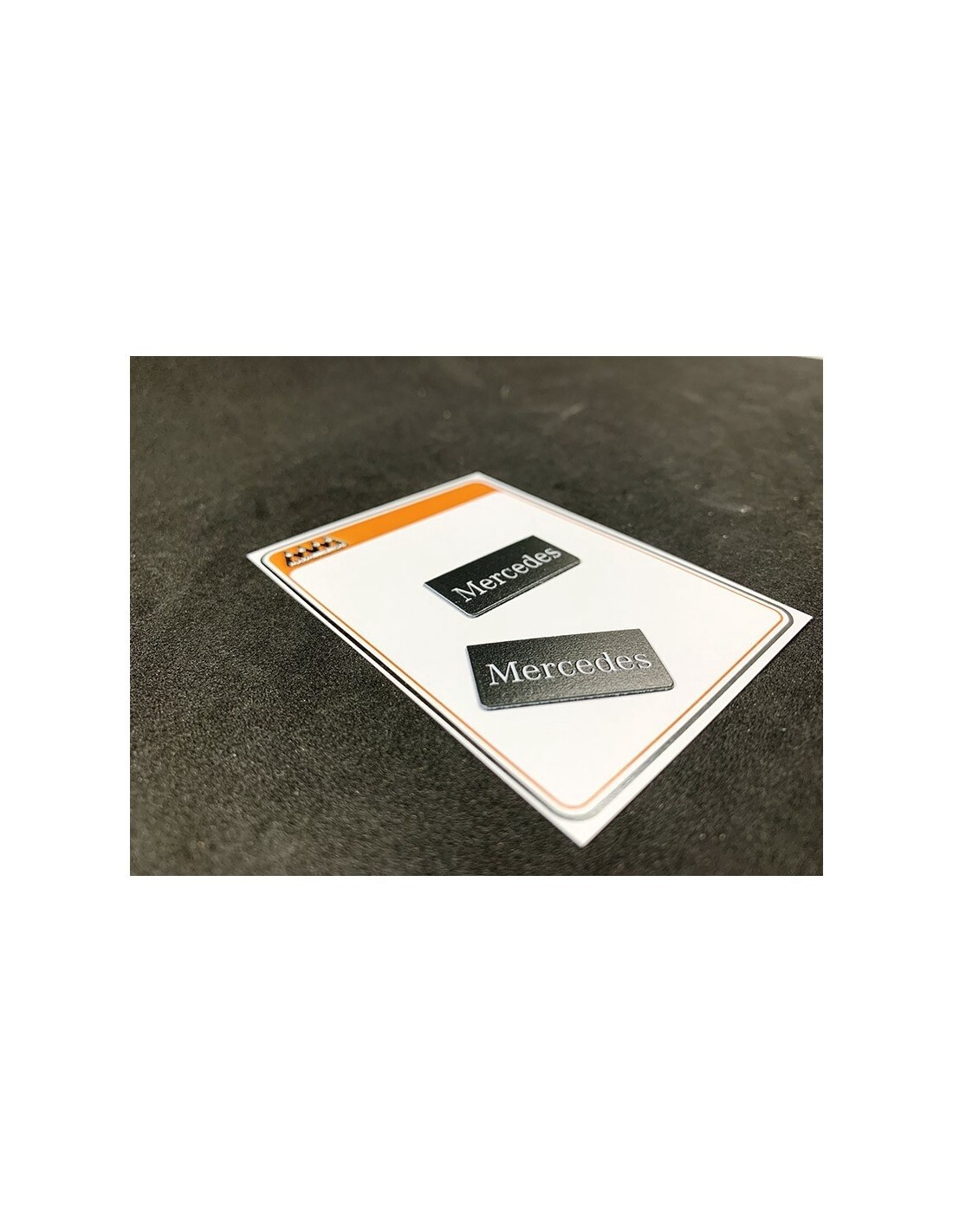 Small Mercedes Mudflaps - 3D - M746A