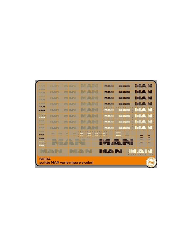 MAN - lettering and logos - M60104