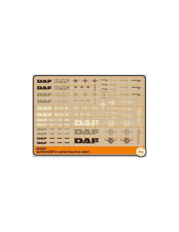 DAF - lettering and logos - M60107