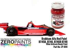 ZP1091 Brabham Alfa Red BT45B, BT46, BY48 60ml (pre-thinned)