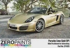 ZP1031LGold Lime Gold Porsche 5P1
