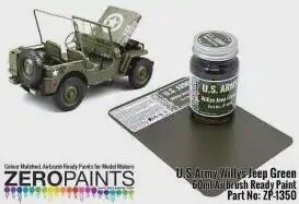 ZP1350 US Army Willis jeep green