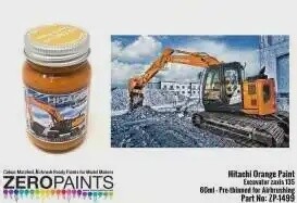 ZP1499 Hitachi orange excavator
