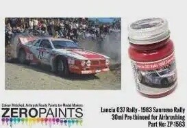 ZP1563 Lancia 037 Rally â€œ1983 Sanremo Rallyâ€ Red