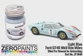 ZP1640 Light blue Ford GT40 Mk II Ken Miles