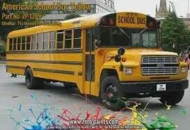 ZP1399 American school bus Yellow