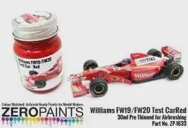 ZP1633 Williams FW19/FW20 Test car Red