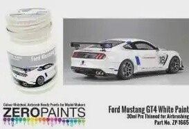 ZP1665 Ford Mustang GT4 White