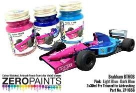 ZP1656 Pink-dark blue - light blue