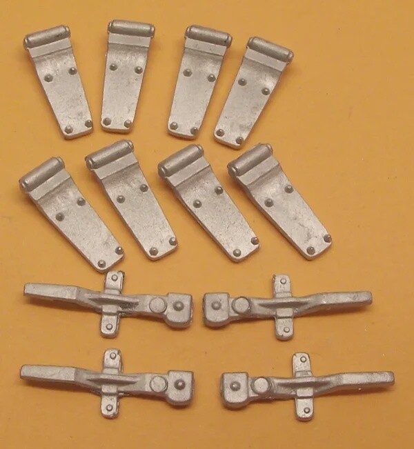 KFS 355 TRAILER DOOR HINGE SET METAL 12PCS