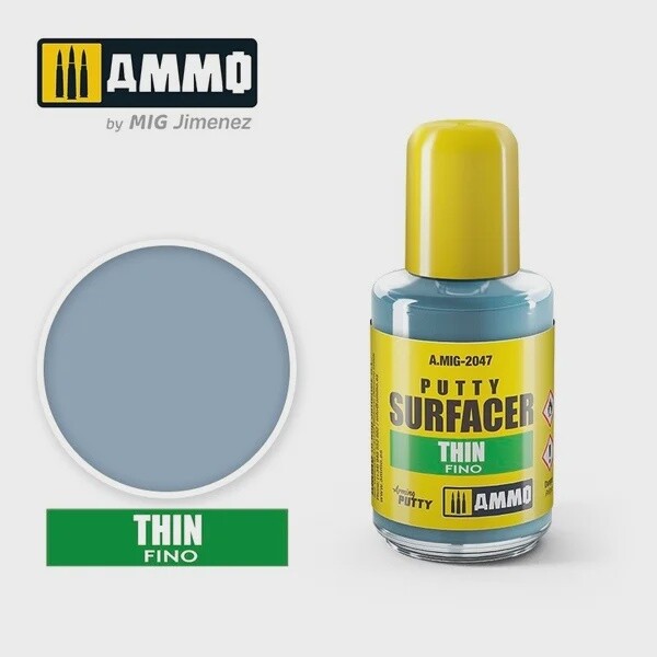 Putty surfacer thin