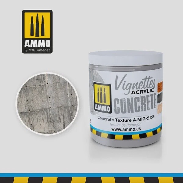 Vignettes acrylic concrete texture 100ml