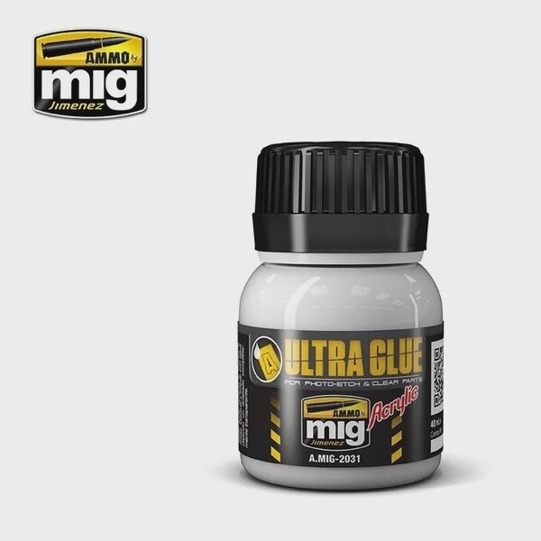 Ultra glue - etch clear parts jar 40ml