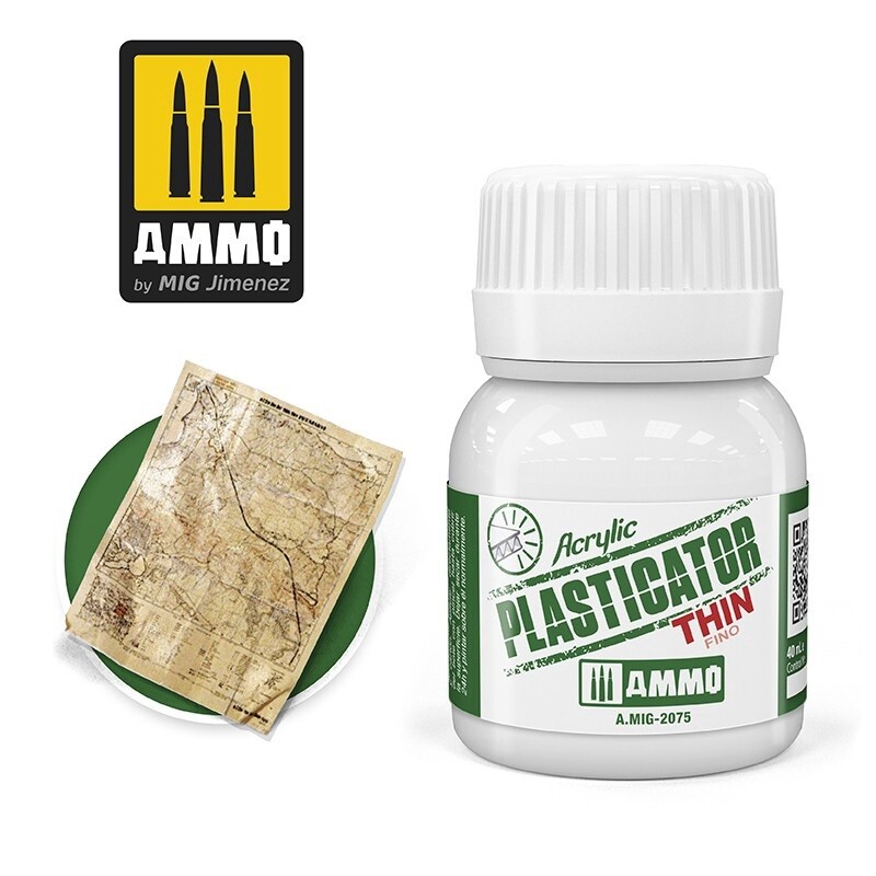 Acrylic plasticator thin jar 40ml