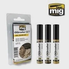 Oilbrusher set soil colors set MIG7511