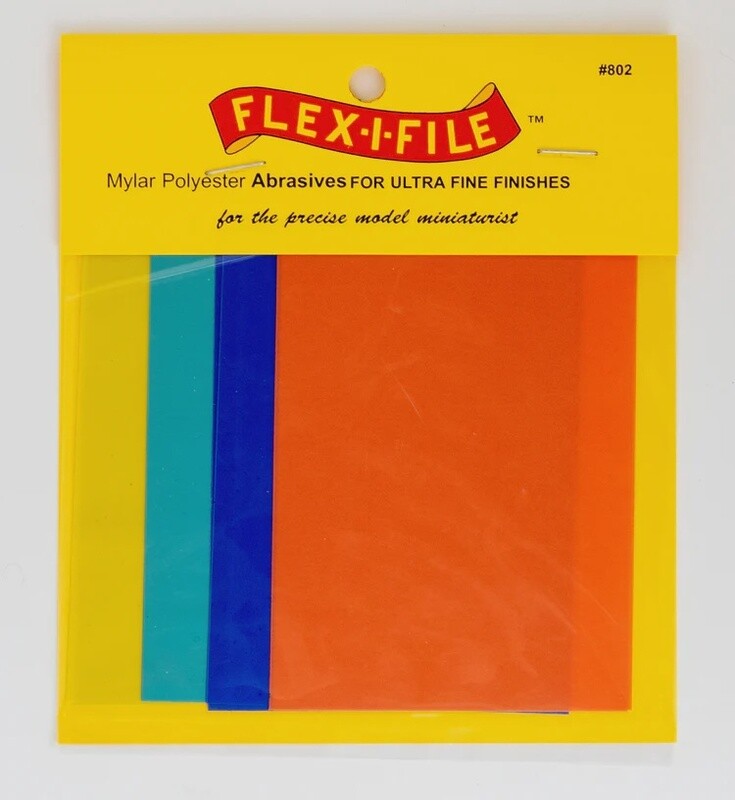 #802 Flex-I-File Abrasive Sheets for Ultra-Fine Finishes