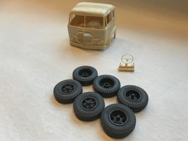 1/24 Fiat truck cabin 682/690/693 compleet kit