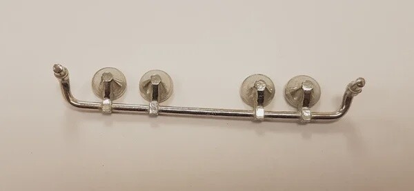 KFS Scania light bars polished metal - long 4 lights kfs073a