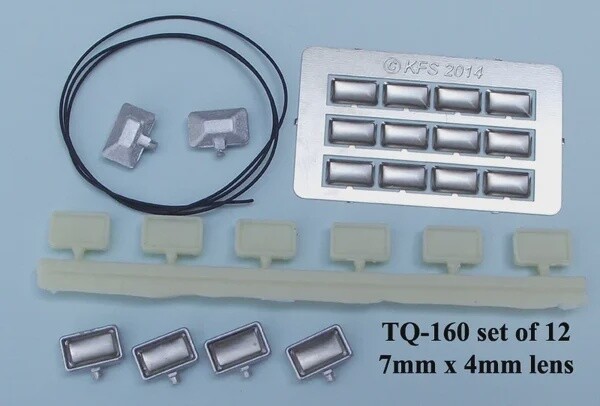 KFS 7mm x 4mm rectangular spotlights tq160