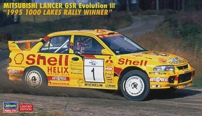 Mitsubishi lancer GSR Evolution III 1995 1000 lakes rally winner