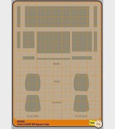 DAF95 interior decoration spacecab