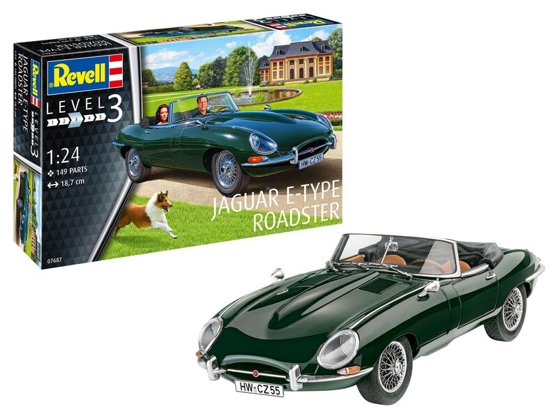 Jaguar E-Type Roadster Revell modelbouwpakket