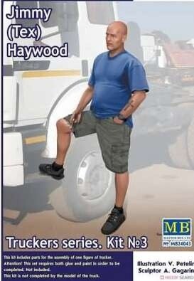 1/24 Jimmy (Tex) Haywood Truckers series, plastic modelkit