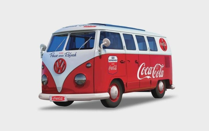 Airfix Quickbuild Volkswagen Camper Van Coca Cola