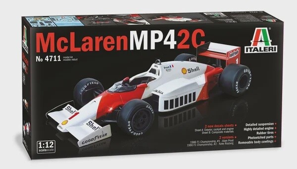 1/12 Mc Laren MP4/2C Prost/Rosberg