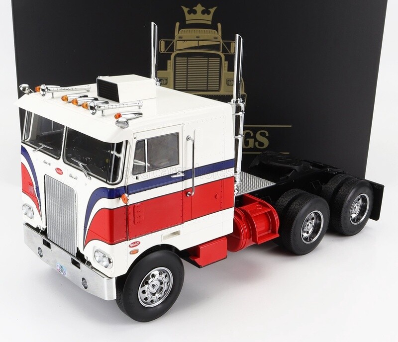 PETERBILT - 352 PACEMAKER TRACTOR TRUCK 3-ASSI 1979 - WHITE RED BLUE