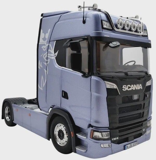 SCANIA V8 730 BLAUW METALIQUE