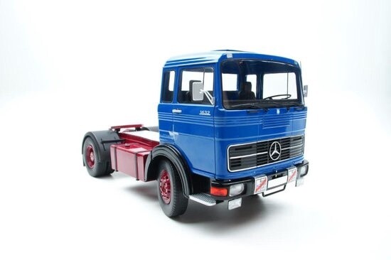 Mercedes-Benz LPS 1632 1969 Blauw/Rood 1:18