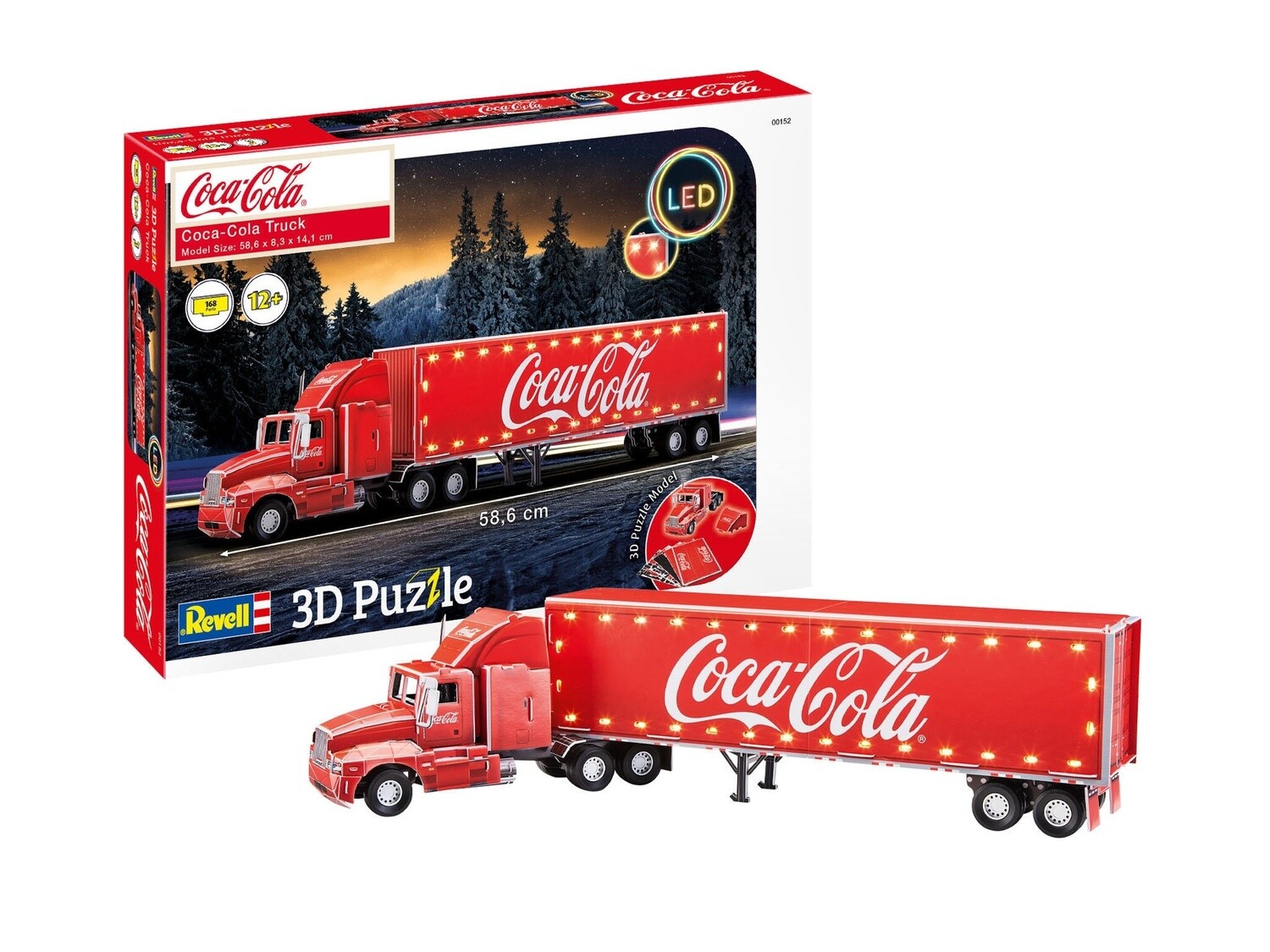 Coca-Cola Truck - LED Edition Revell 3D Puzzle met verlichting
