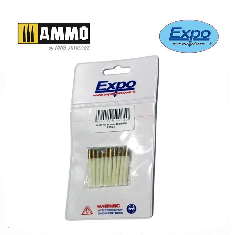 PACK OF 10 4MM GLAS FIBRE REFILLS