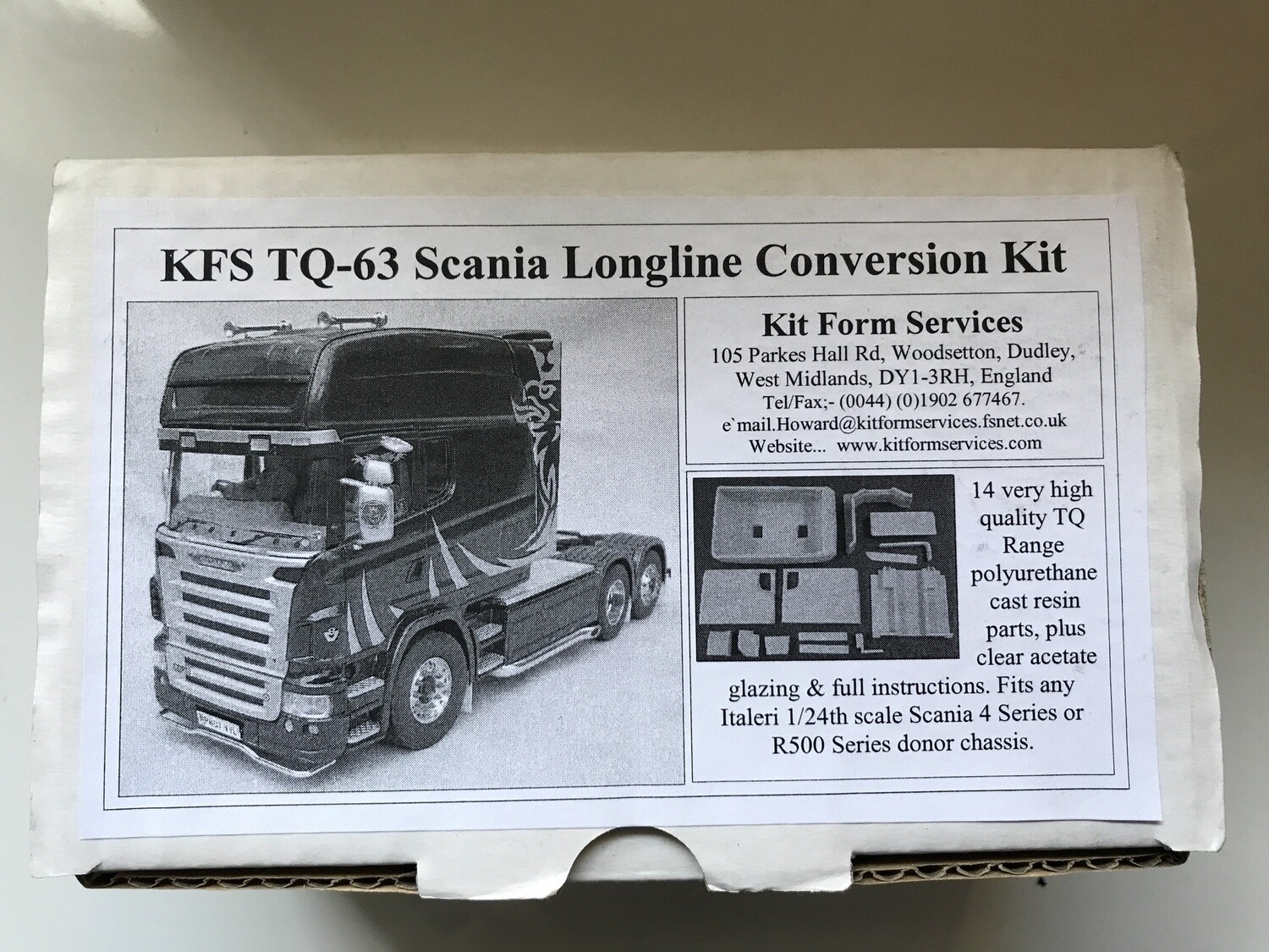 Kfs tq63 Scania longline conversion kit