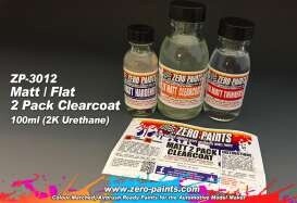 ZP3012 MATT/ FLAT 2 Pack Clearcoat 100ml (2K Urethane)