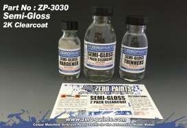 ZP3031 Semi-Gloss (Satin) 2 Pack Clearcoat 100ml (2K Urethane)